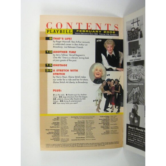 Four Playbill 2000 Manhattan Theatre Club February 2002 Christopher Shinn Nobbs - Picture 2 of 6